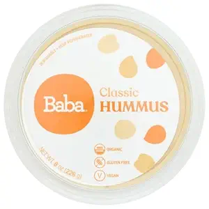 Organic Classic Hummus, 8 OZ