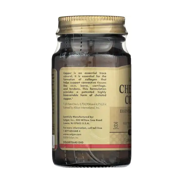 Chelated Copper Tabs, 100 CT 6