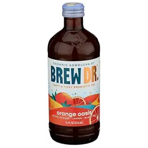 Organic Orange Oasis Kombucha, 14 FZ
