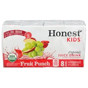 Organic Fruit Punch Juice 8 Pack, 6 FZ