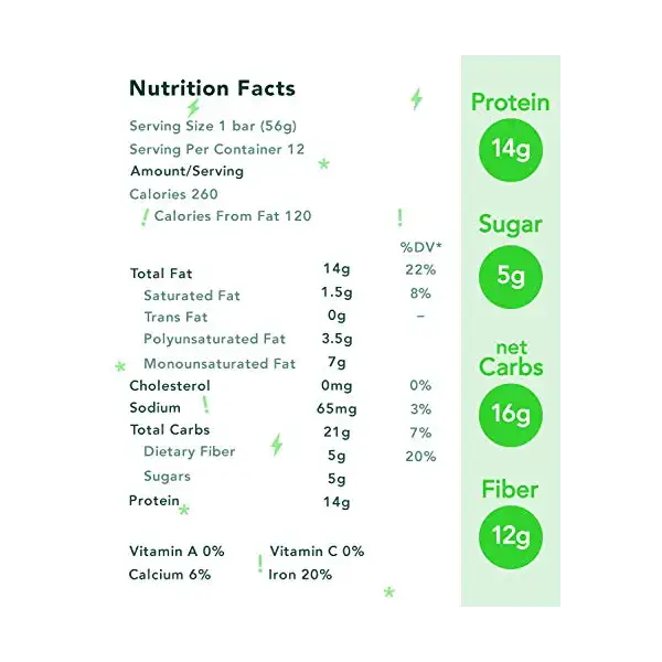 Organic Vanilla Almond Crunch Bar 12 Count, 1.98 OZ 4