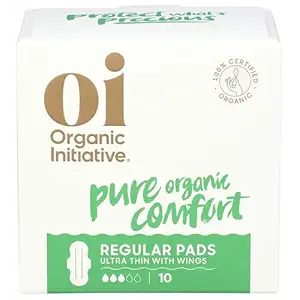 Organic Regular Ultra Thin Pads with Wings, 10 CT