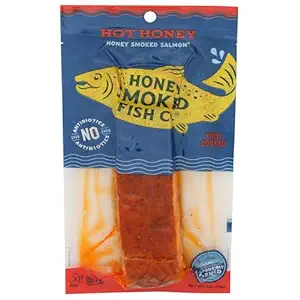 Hot Smoked Honey Salmon, 4 OZ