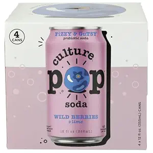 Wild Berries Probiotic Soda 4pk, 12 FZ