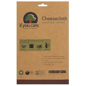 Organic Cotton Cheesecloth, 18 FT
