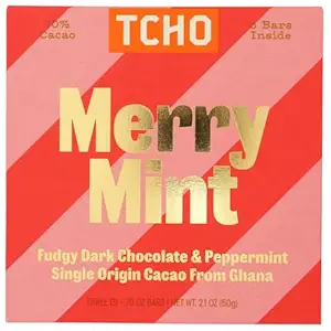 Organic Merry Mint Dark Choco Peppermint, 2.1 OZ