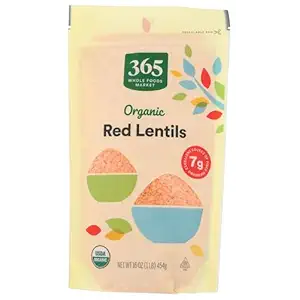 Organic Red Lentils, 16 OZ