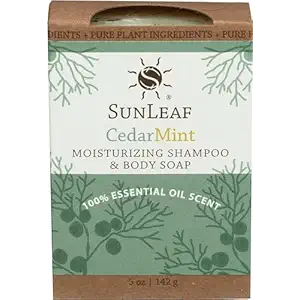 Cedar Mint Shampoo and Body Soap, 5 OZ