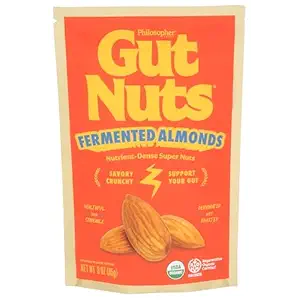 Organic Gut Nuts Fermented Almonds, 3 OZ