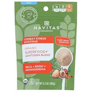 Organic Maca, Reishi, & Ashwagandha Adaptogen Blend, 6.3 OZ