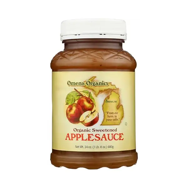 Organic Sweetened Applesauce 1