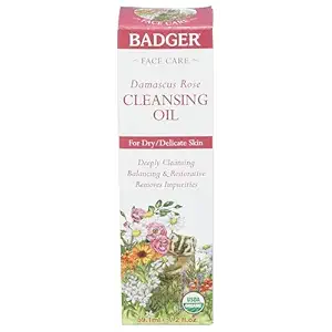 Organic Damascus Rose Cleansing Oil, 2 FZ