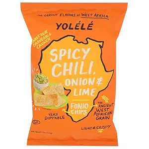Yassa Chili Onion & Lime Fonio Chips, 5 OZ