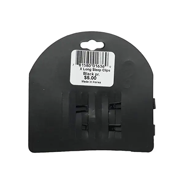 XL Sleep Clips Black 3