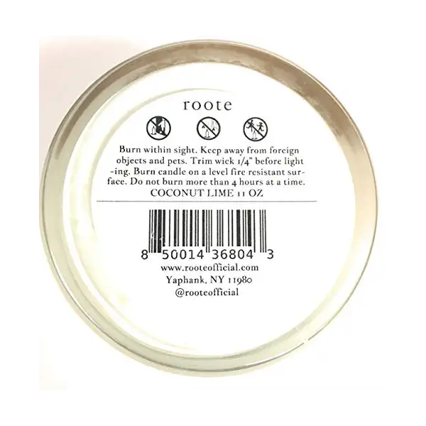 Coconut Lime Soy Candle White Tumbler 4