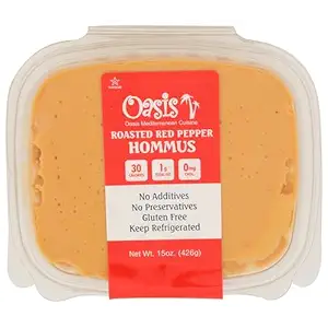 Roasted Red Pepper Hommus 15 Oz, 15 OZ
