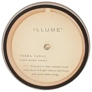 Baltic Terra Tabac Glass Candle, 13 OZ