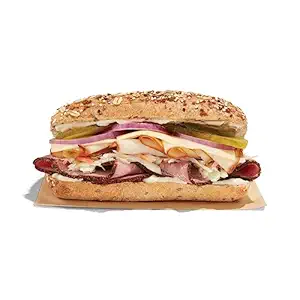 Pastrami, Turkey & Swiss Sandwich
