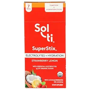 Organic Strawberry Lemon Hydration Plus Electrolytes 7 Count, 0.15 OZ