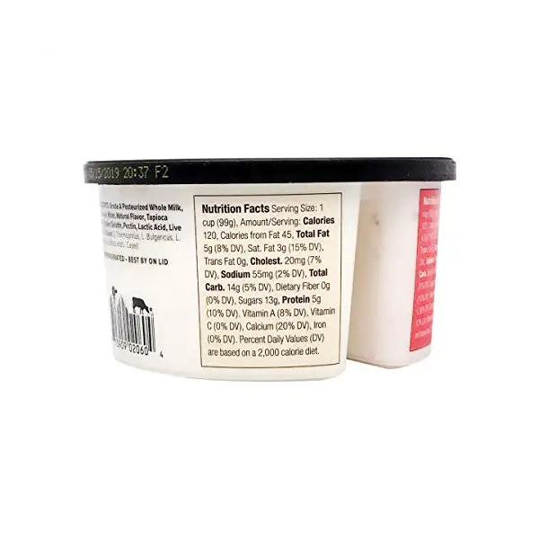 Strawberry and Cream Tandem Yoghurt, 7 OZ 2