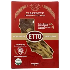 Organic Casarecce Pasta, 454 GR
