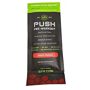 Preworkout Push Fruit Punch Packet, 0.6 OZ