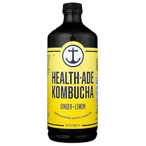 Organic Ginger Lemon Kombucha, 48 FZ