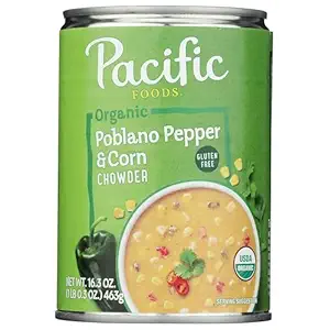 Organic Poblano Corn Chowder, 16.3 OZ