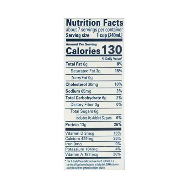 Organic Ultra-Filtered 2% Reduced Fat Milk, 56 FZ 4