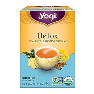 Organic Detox Tea Bag, 16 CT