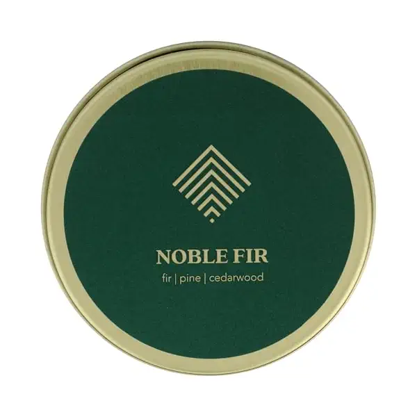 Noble Fir Holiday Tin Candle, 2 OZ 4