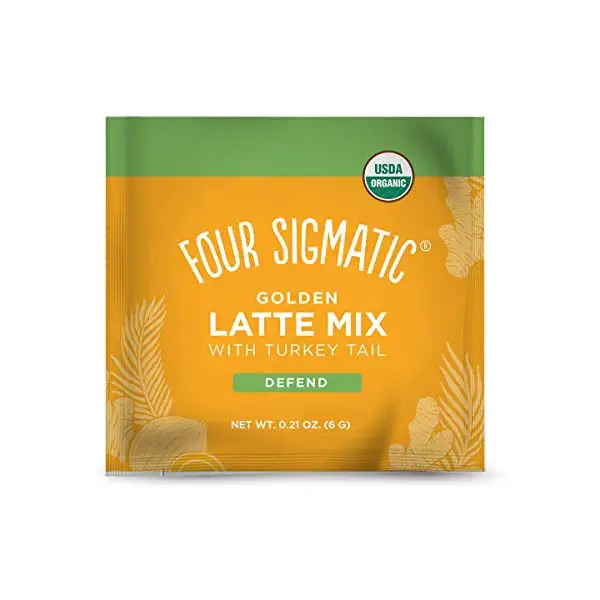 Organic Turkey Tail Golden Latte Mix, 0.21 OZ 4