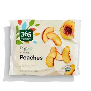 365 by Whole Foods Market, Organic Peaches, Sliced, 10 Ounce