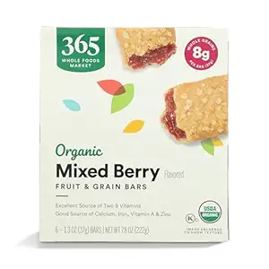 Organic Mixed Berry Cereal Bar 6 Count, 7.8 OZ