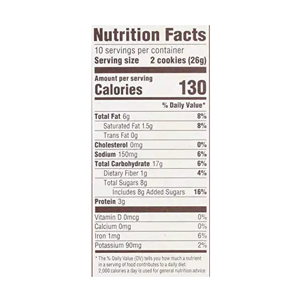 Chocolate & Peanut Butter Cream Sandwich Cookies, 9.6 OZ 3