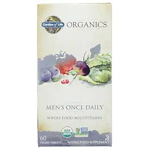 Organic Men's Once Daily Multivitamin, 60 CT
