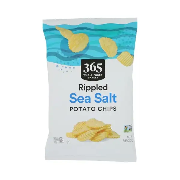Sea Salt Rippled Potato Chips 1