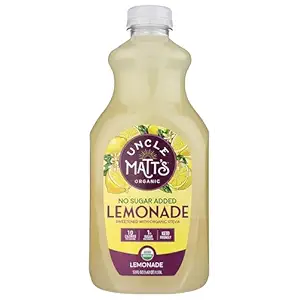 Organic No Sugar Added Lemonade, 52 FZ
