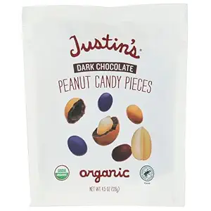 Organic Dark Chocolate Peanut Pieces, 4.5 OZ
