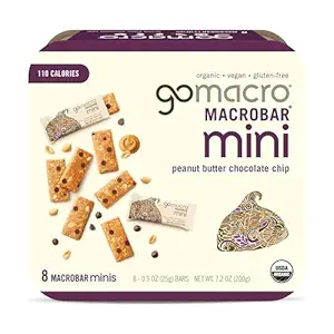 Organic Peanut Butter Chocolate Chip Mini MacroBars 8 Pack, 7.2 OZ