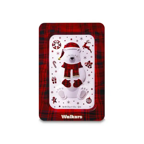 Polar Bear Tin Shortbread Cookie 1