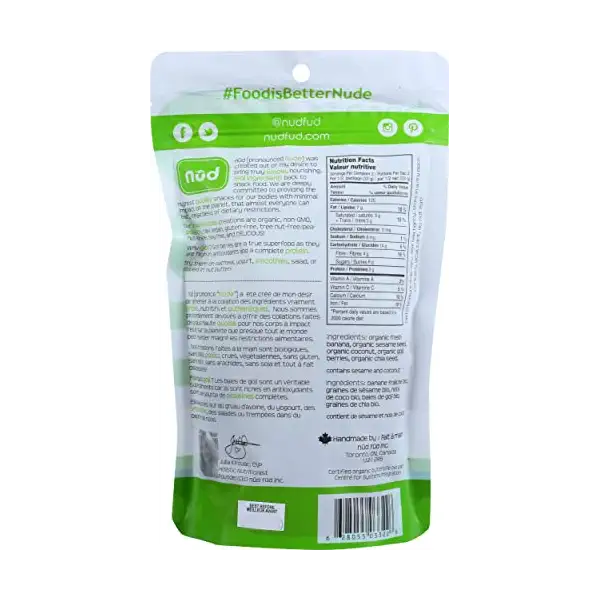 Organic Goji Chia Banana Crisps, 66 GR 2