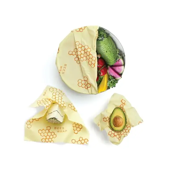 Wax Cloth Food Wrap Asst Size, 1 EA 4
