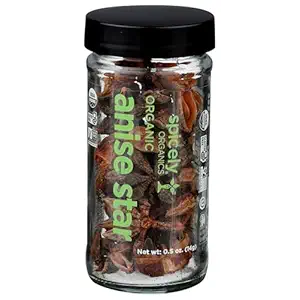 Organic Jar Anise Star Whole, 0.5 OZ
