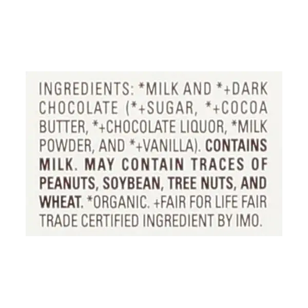 Organic Milk & Dark Chocolate Gift Box, 2.8 OZ 4