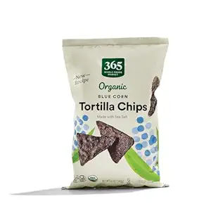 Organic Blue Corn Tortilla Chips, 12 OZ