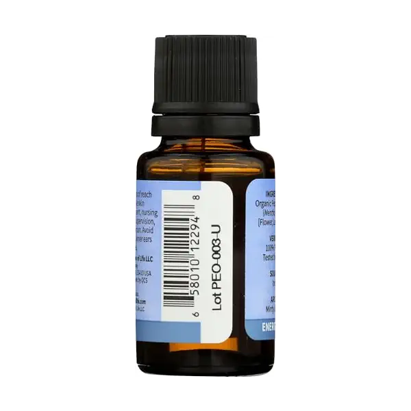 Organic Peppermint Essential Oil, 0.5 FZ 2