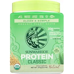 Organic Brown Rice Protein Natural, 13.2 OZ