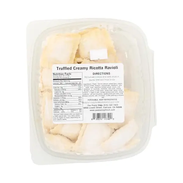 Truffle Creamy Ricotta Ravioli 2
