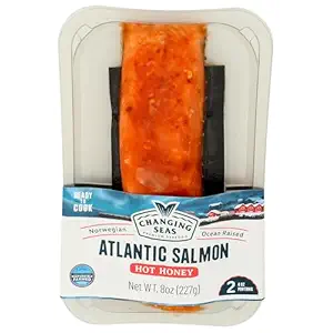 Hot Honey Atlantic Salmon Fillet, 8 OZ